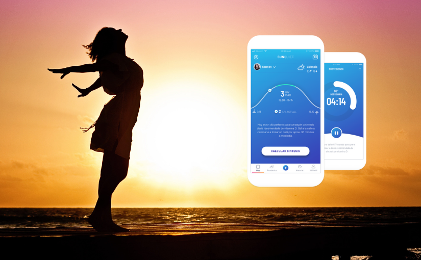 SunQuiet App: Consigue los niveles de vitamina D recomendados desde tu móvil